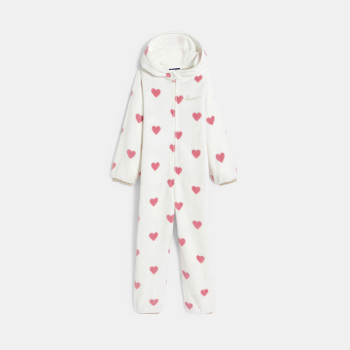 بيجاما جمبسوت صوف برسمة قلب...